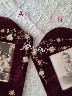 画像3: アンティークリボン刺繍フォトスタンド