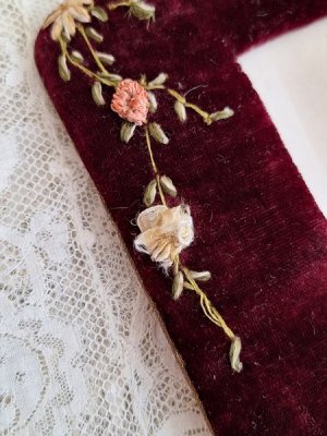 画像16: アンティークリボン刺繍フォトスタンド