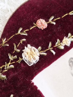 画像17: アンティークリボン刺繍フォトスタンド