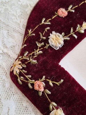 画像18: アンティークリボン刺繍フォトスタンド