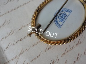 画像3: リモージュ花柄ブローチ