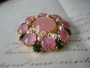 画像4: ピンク石のブローチ　