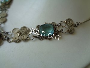 画像4: カメオとブルーガラスのネックレス