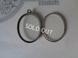 画像6: イニシャルテープ入りガラスペンダントトップ