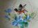 画像2: 陶器製小鳥と花柄アクセサリートレイ