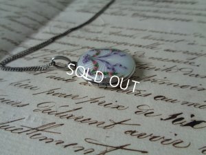 画像6: リボンとローズガーランド柄ペンダントトップ