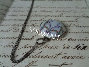 画像7: リボンとローズガーランド柄ペンダントトップ