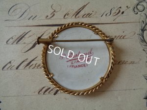 画像4: リモージュ花かご柄ブローチ