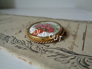 画像6: リモージュ花かご柄ブローチ