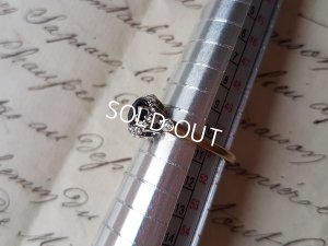 画像4: 英国製9Kサファイアとダイアモンドリング