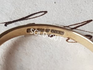 画像5: 英国製9Kサファイアとダイアモンドリング