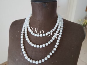 画像5: オパールセントガラスロングネックレス