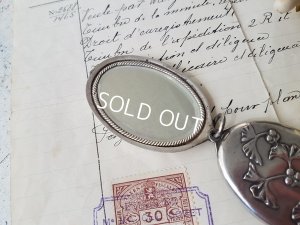 画像7: アールヌーボーシルバーミラーペンダント