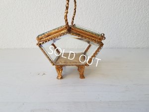 画像5: バスケット型ガラスジュエリーボックス