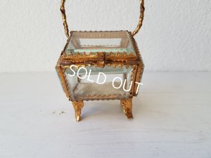 画像2: バスケット型ガラスジュエリーボックス