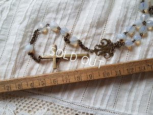 画像6: オパールセントガラスロザリオ