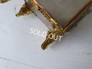 画像9: アンティークガラス2段ジュエリーボックス