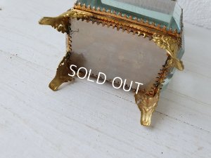 画像8: アンティークガラス2段ジュエリーボックス