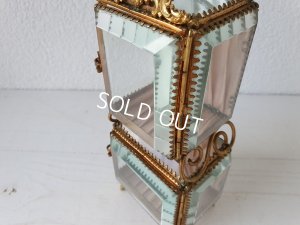 画像4: アンティークガラス2段ジュエリーボックス