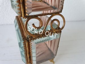 画像3: アンティークガラス2段ジュエリーボックス