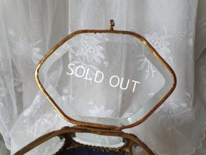 画像5: アンティーク厚ガラス6角形ジュエリーケース　