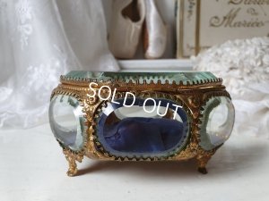 画像8: アンティーク厚ガラス6角形ジュエリーケース　