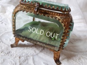 画像12: アンティ―クガラスジュエリーケース