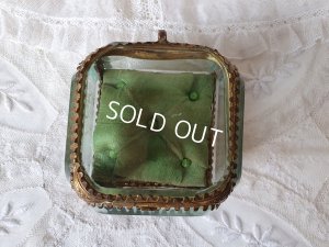 画像10: アンティ―クガラスジュエリーケース