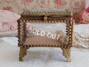 画像14: アンティークガラスジュエリーケース