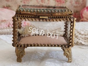 画像12: アンティークガラスジュエリーケース