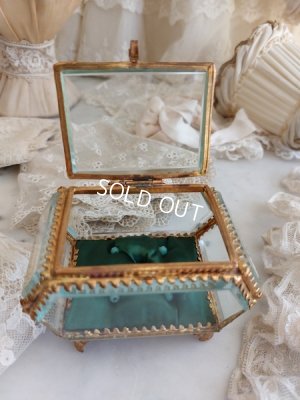 画像3: アンティーク七角形ガラスジュエリーケース