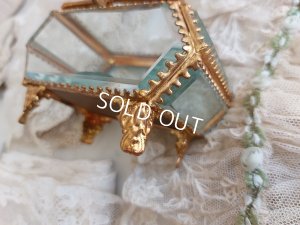 画像4: アンティーク七角形ガラスジュエリーケース