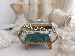 画像9: アンティーク七角形ガラスジュエリーケース