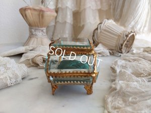 画像8: アンティーク七角形ガラスジュエリーケース