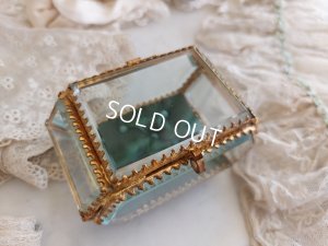 画像11: アンティーク七角形ガラスジュエリーケース