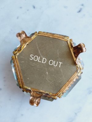 画像14: アンティーク六角形ガラスジュエリーケース