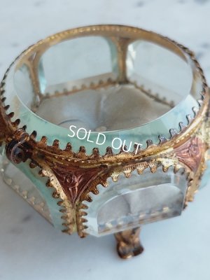 画像7: アンティーク六角形ガラスジュエリーケース