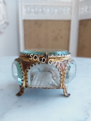 画像8: アンティーク六角形ガラスジュエリーケース