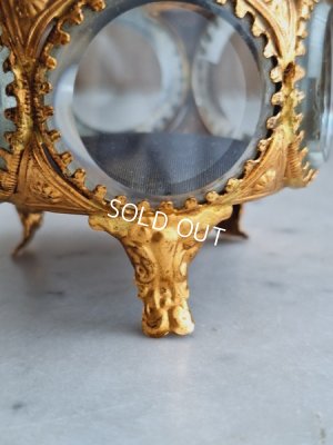 画像3: アンティークガラスジュエリーケース