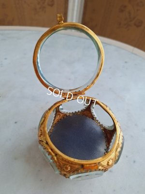 画像10: アンティークガラスジュエリーケース