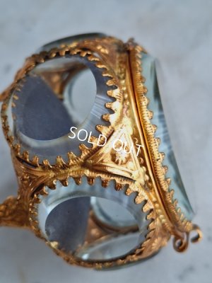 画像9: アンティークガラスジュエリーケース