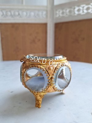 画像15: アンティークガラスジュエリーケース