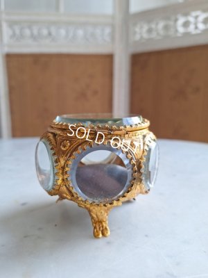 画像14: アンティークガラスジュエリーケース