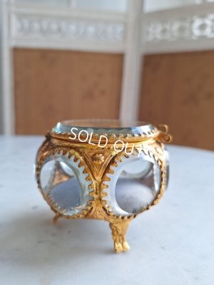 画像13: アンティークガラスジュエリーケース