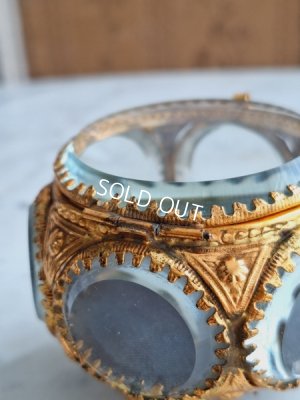 画像6: アンティークガラスジュエリーケース