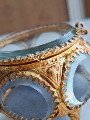 画像4: アンティークガラスジュエリーケース