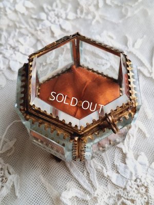 画像2: アンティークガラスジュエリーケース