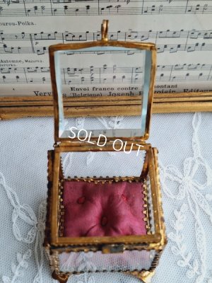 画像6: アンティークガラスジュエリーケース