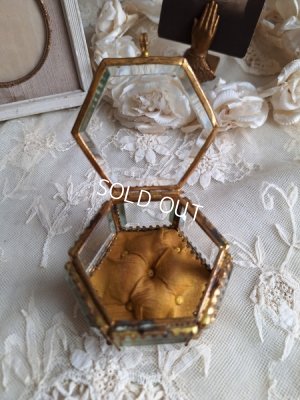 画像7: アンティーク六角形ガラスジュエリーケース