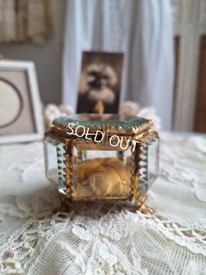 画像10: アンティーク六角形ガラスジュエリーケース